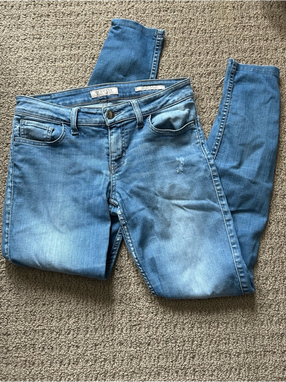 Guess Women's Light Blue Skinny Jeans